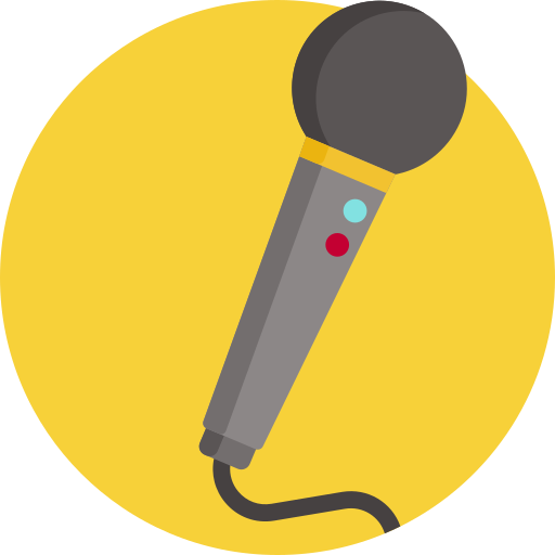 Microphone: designed by Freepik from Flaticon