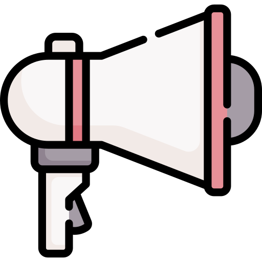 Megaphone: designed by Freepik from Flaticon